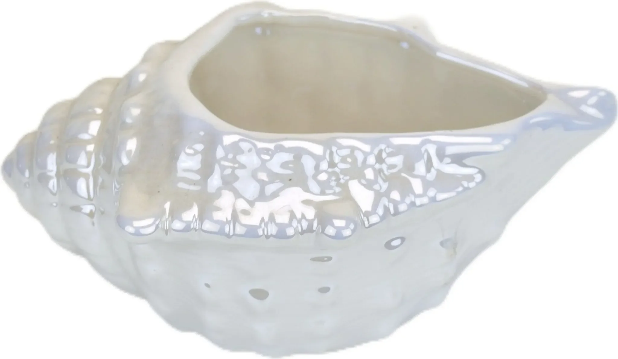 Keramikschale „Weiße Perle“ – 19 cm